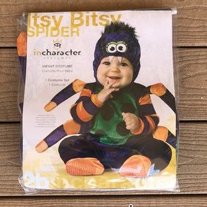 In Costume spider costume
